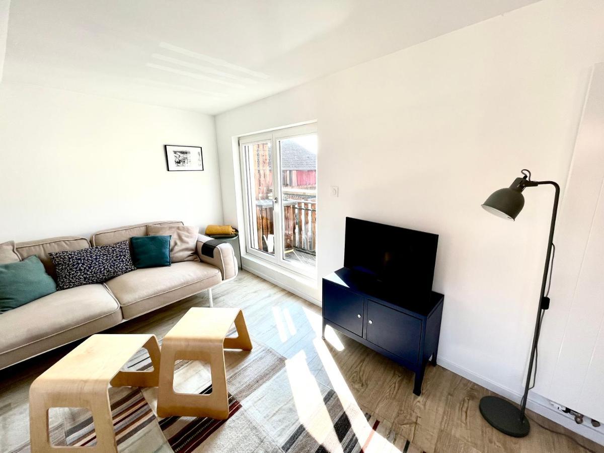 Au nid de cigognes à Ribeauville avec garage et terrasse Esterno foto