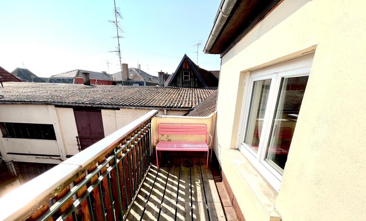 Au nid de cigognes à Ribeauville avec garage et terrasse Esterno foto